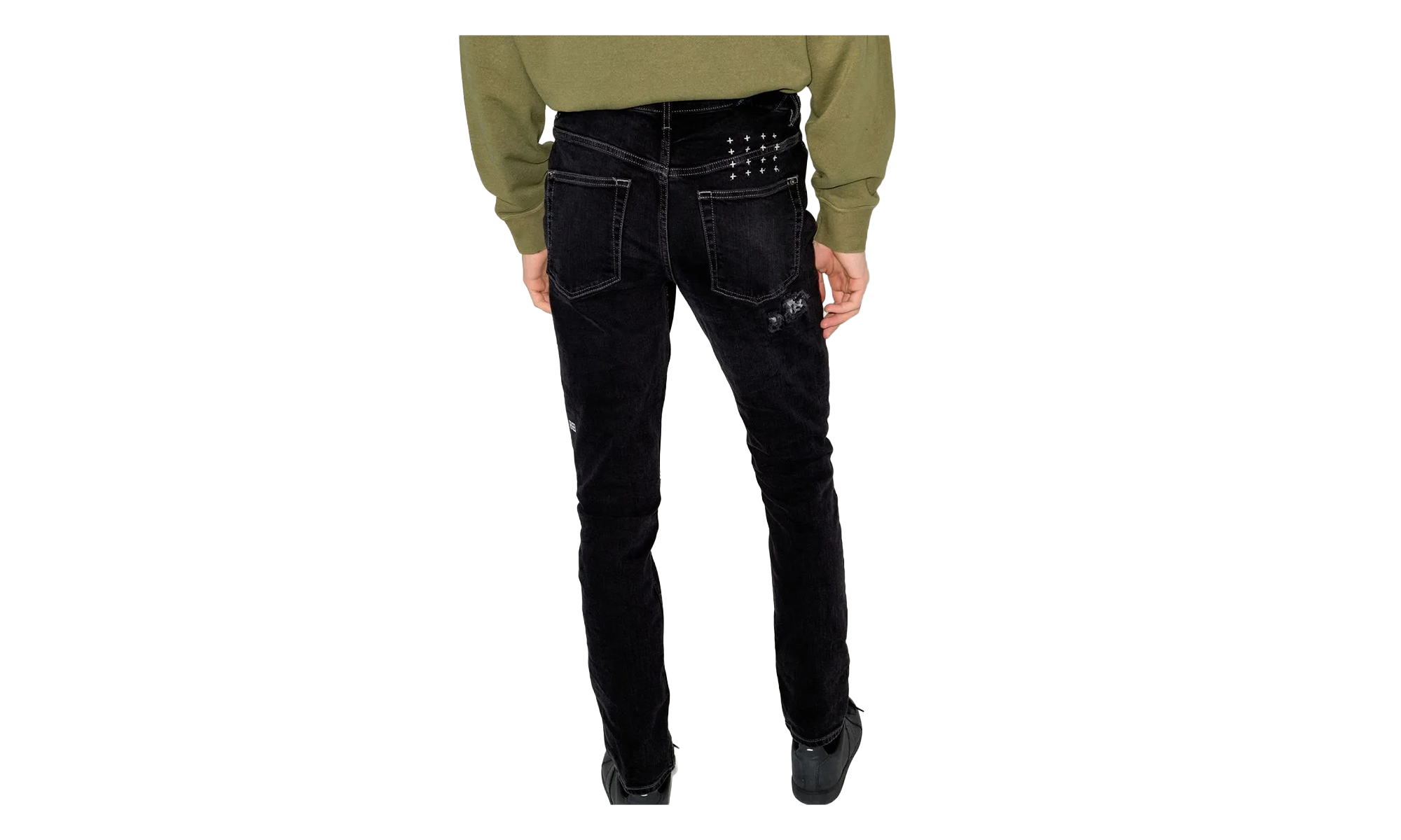 Chitch Leopard Patch Jeans "Krow" 5000007234